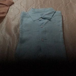 J. crewmen dress shirt ( medium) blue color